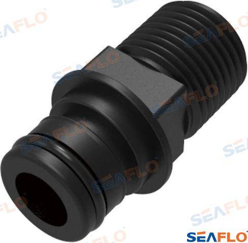 mnpt straight with O-Ring 3/4" x 1/2" mnpt