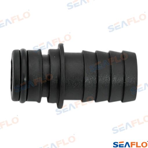 Seaflo Straight fitting w/ O-Ring 3/4” QA x 3/4” Barb