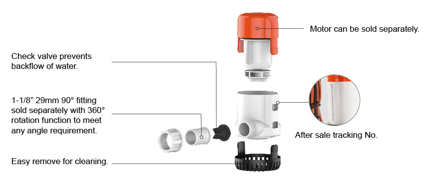 bilge pump auto SEAFLO s13b 12v 2000gph