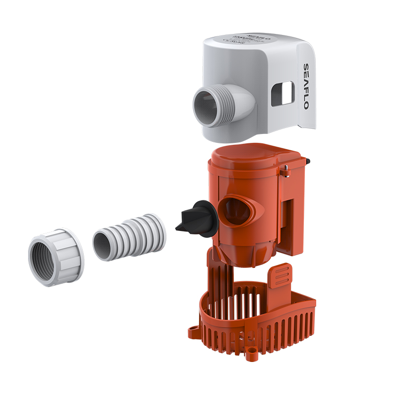 Water pump 12V 800GPH 50l/min 3A output 19-29mm Automatic Seaflo SFBP1-G800-17