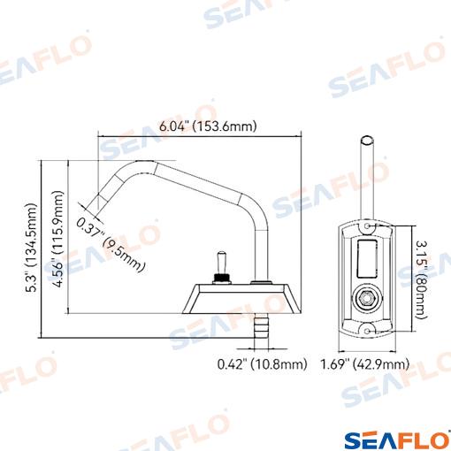 Seaflo Kitchen Galley Pump 24V, 100GPH