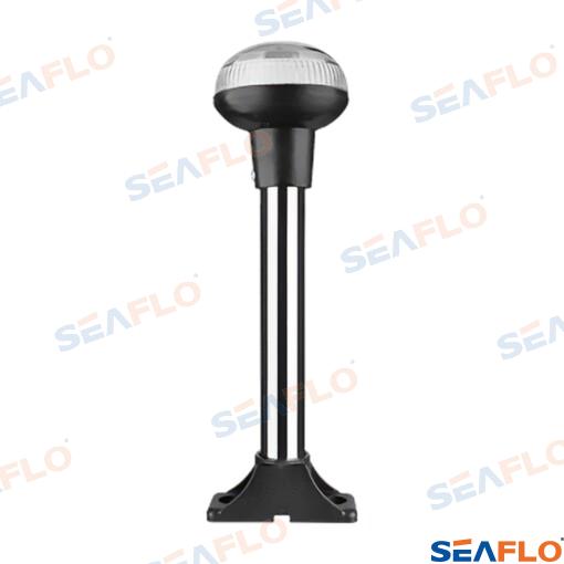Seaflo 02-Series LED All-Round Pole Lights,2 Nautical Miles Visibility 7.5" 186mm