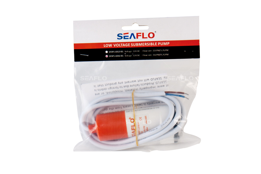 low voltage submersible pump SEAFLO 12lpm 12v