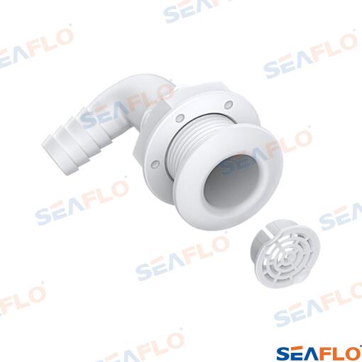90° Thru Hull with Filter 3/4" by Seaflo
