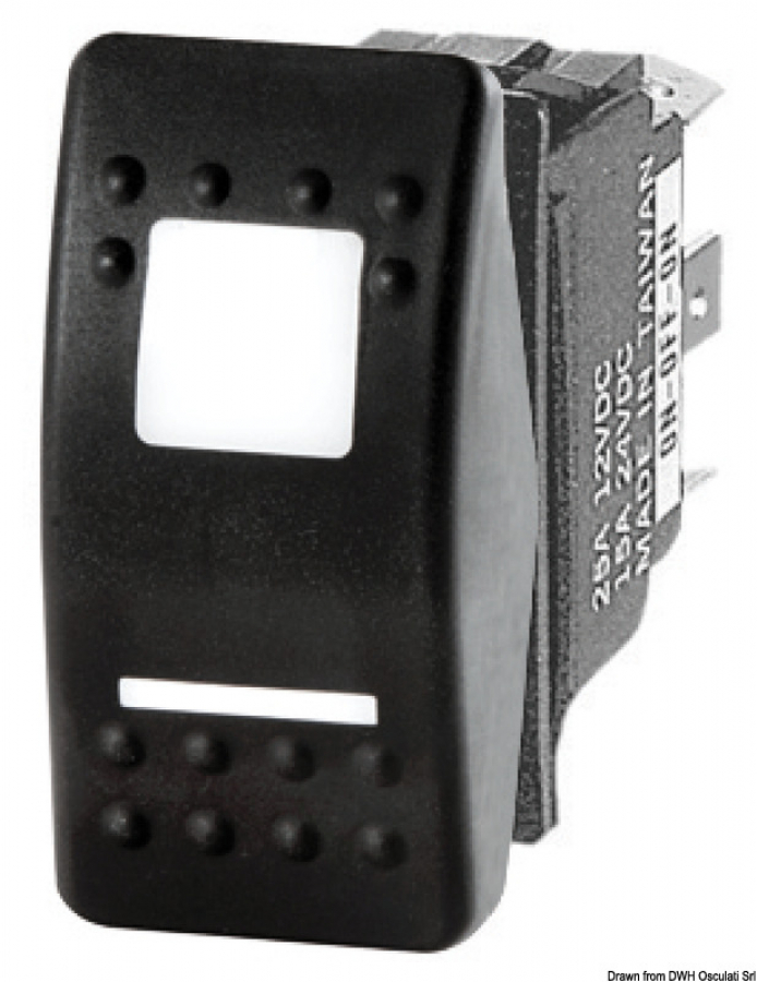 Switch without Cover R2 ON-OFF 12/24V 3 contacts