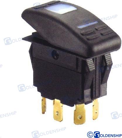 swtich  off-on  illumination 15A 12V 3 contacts 37x21mm
