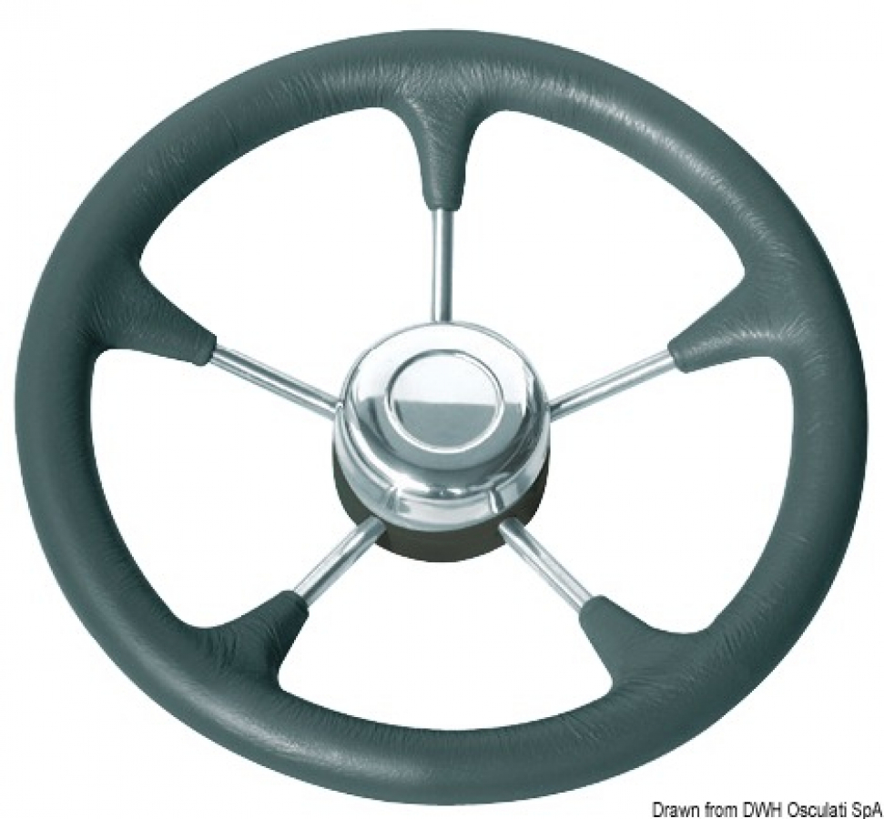 Steering wheel PU Ø 280 mm -black