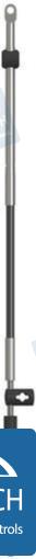 Engine control cable Mercury, Mercruiser, Mariner 6 ft