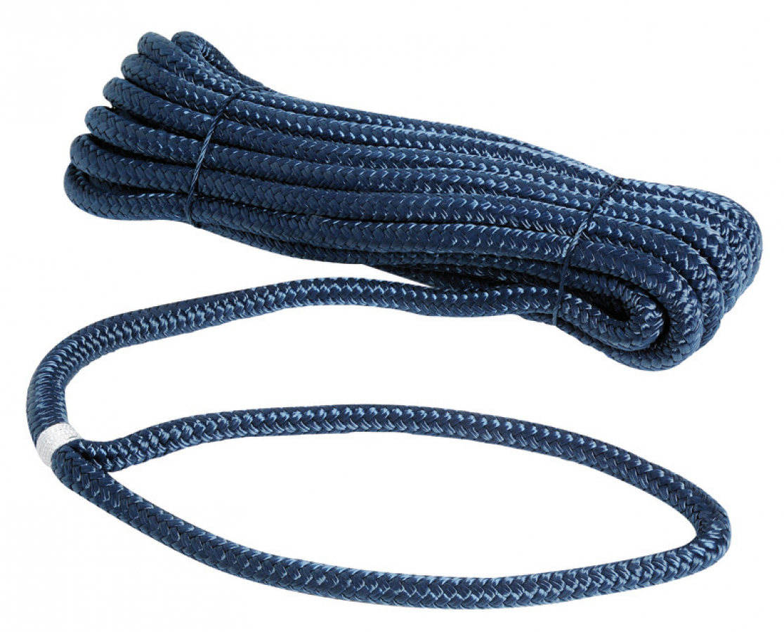 Mooring rope 14x9mm - navy blue