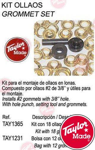 d.9,5mm brass grommet (12pcs) with tool