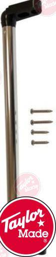 14" windshield support bar anod. al.