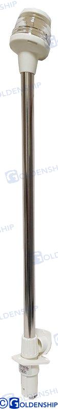 plug-in all round light 24" white Ba15d 12V 10W
