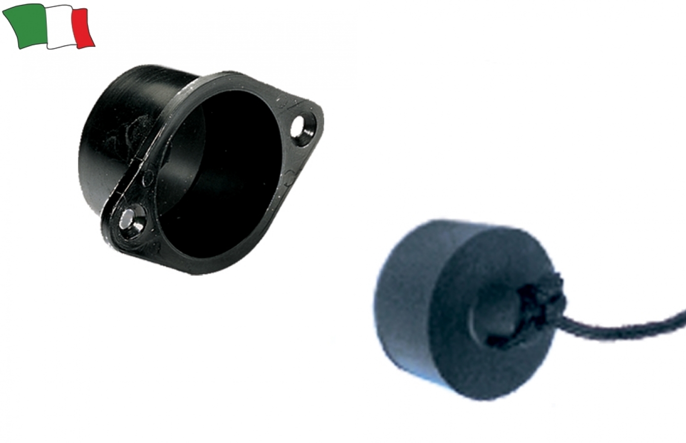 Rubber plug for inflatable boats
