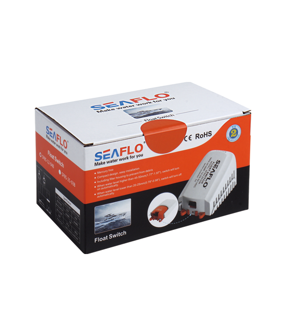 Water pump float 12V 25A - 151.5x93.5x81h mm Seaflo SFBS-25-03B