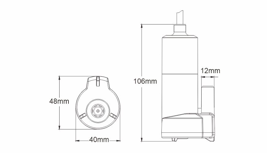 low voltage submersible pump 16lpm 12v