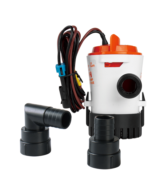 Water pump 600GPH 38l/min 12V 3A Outlet 19mm - Seaflo SFBP1-G600-03