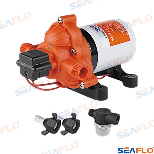 Fresh water diaphragm pump series 33 Seaflo 12V 11.6l/min 3.1Bar 45psi Ø1/2" 14MNPT SFDP1-030-045-33