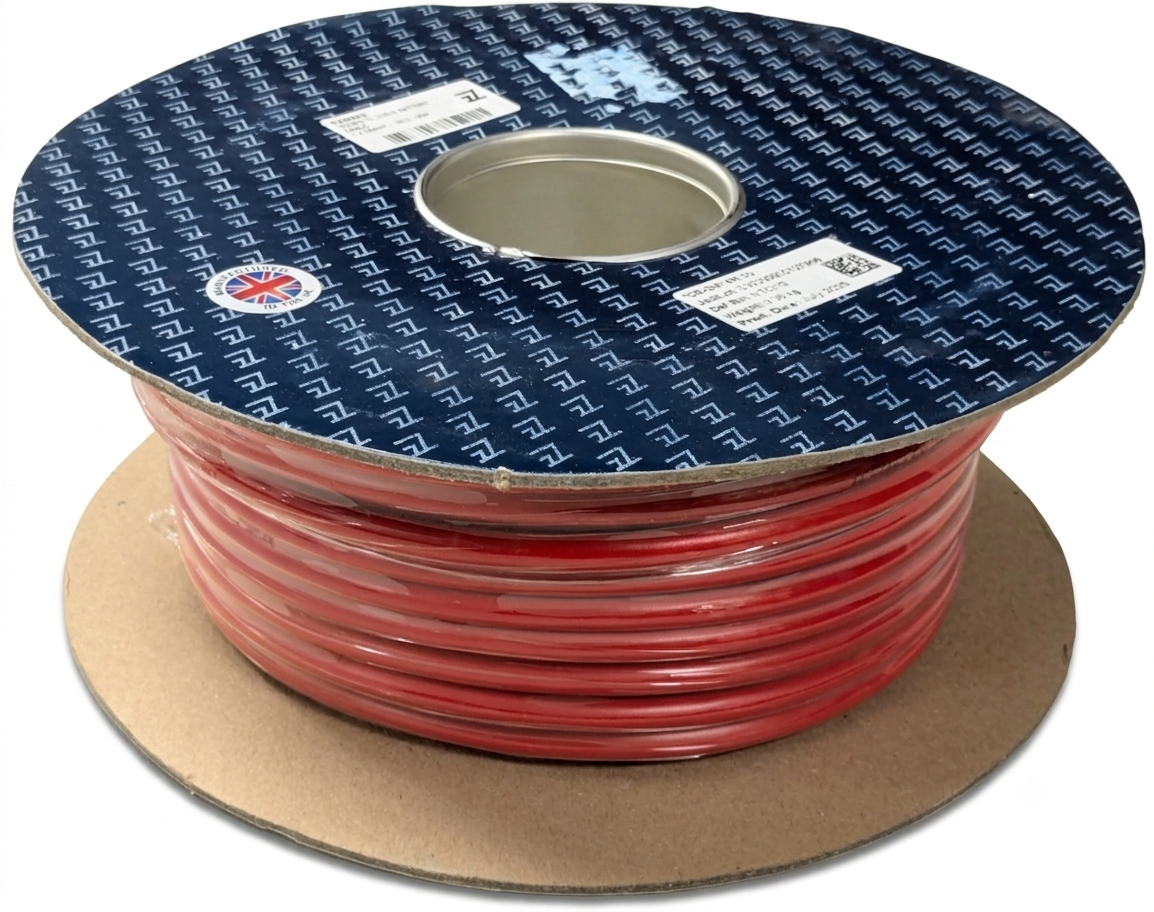 Wire 16mm2 tinned copper - red - PVC sheath - 1m