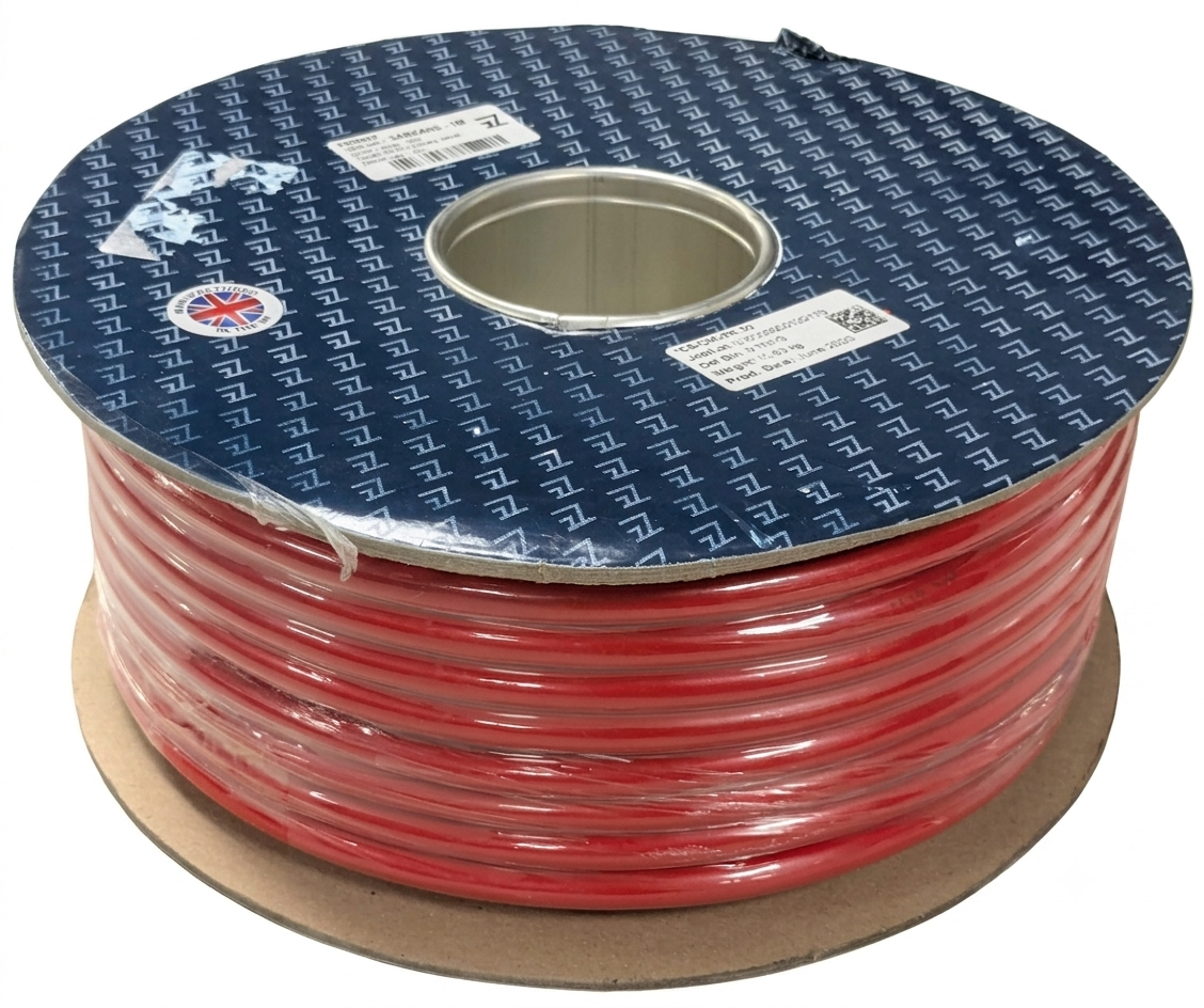 Wire 25mm2 tinned copper - red - PVC sheath - 1m
