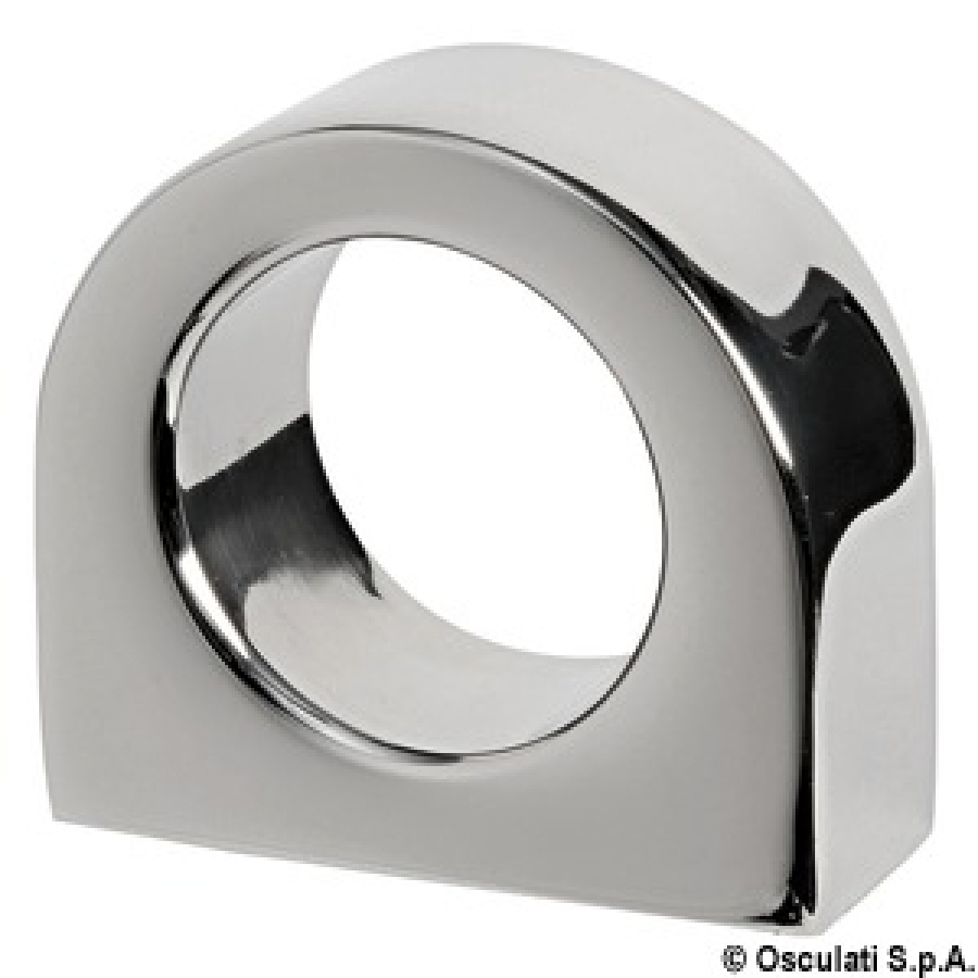 Towing lifting ring A-50mm B-45mm C-19.7mm D-30mm AISI316 polished